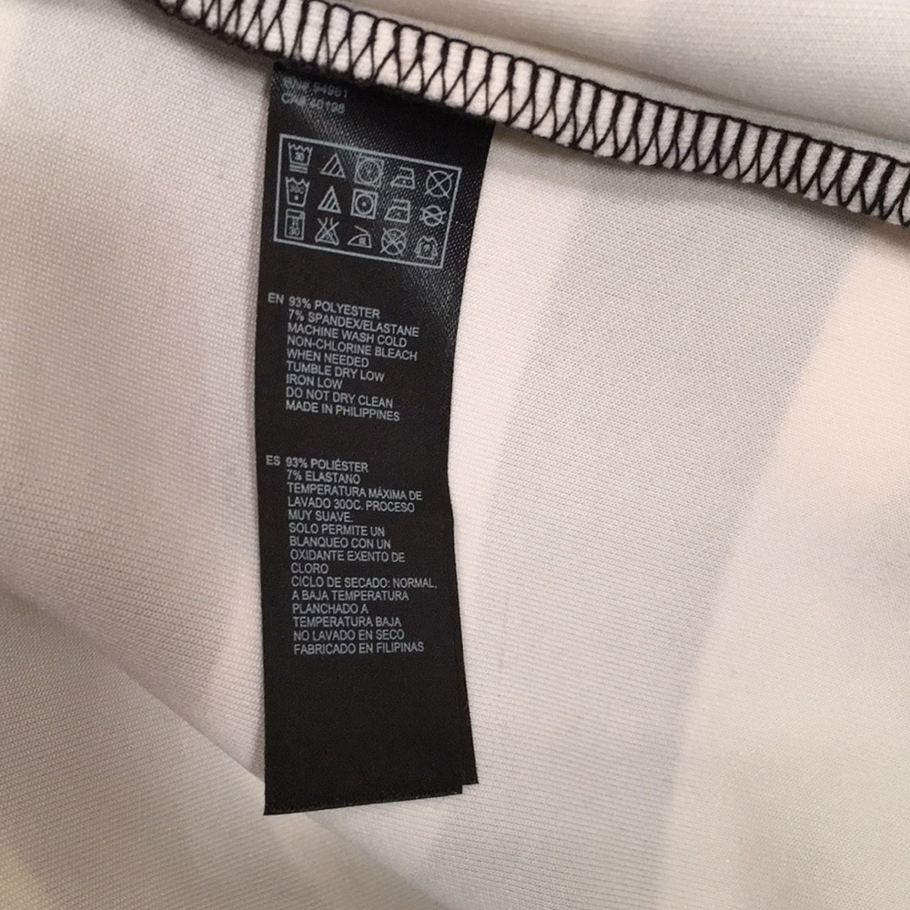 LIKE NEW FOREVER 21 Black & White Striped Mini Skirt - Picture 7 of 8